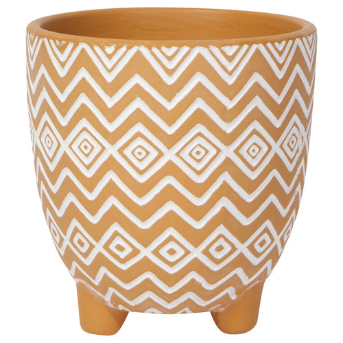 Saffron Spark Plant Pot Medium 4.5 inch
