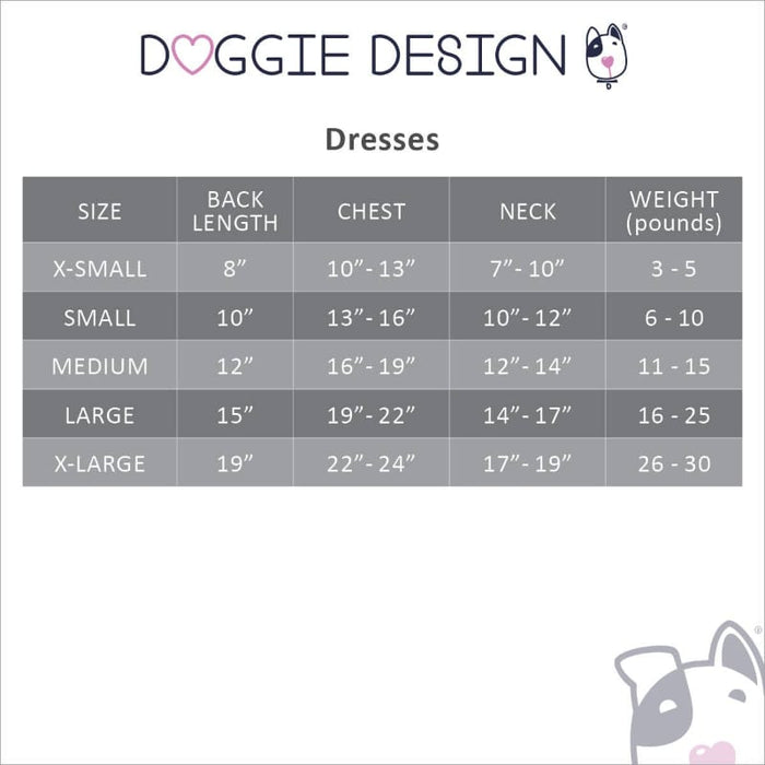 Doggie Design DRESSES Sailor Girl Patriotic Red White Blue Dog Dress with Matching Leash