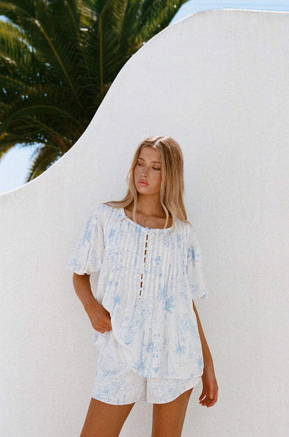 SAMPLE-Leta Top - Santorini