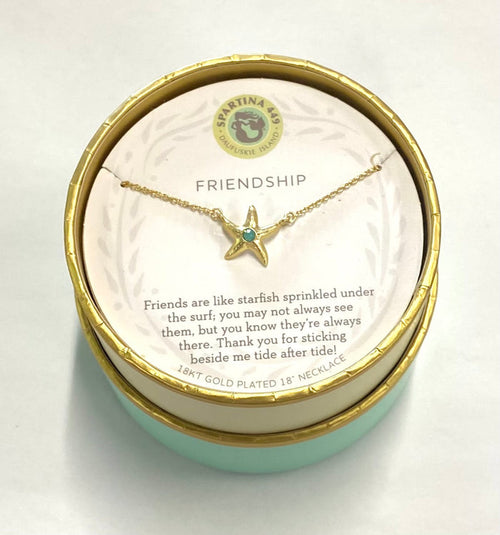 Sea La Vie Friendship/Starfish Necklace (Gold)