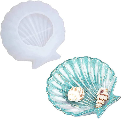 Shell Jewelry Tray Resin Mold