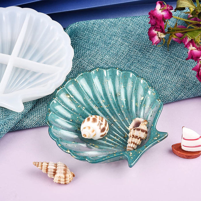 Shell Jewelry Tray Resin Mold