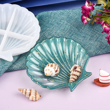 Shell Jewelry Tray Resin Mold
