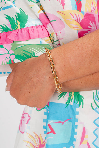 Daphne Gold Chainlink Bracelet