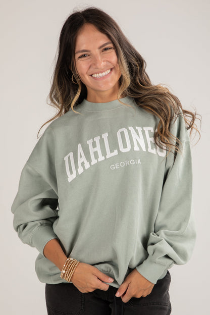 Dahlonega Georgia Block Letter Embroidered Sweatshirt