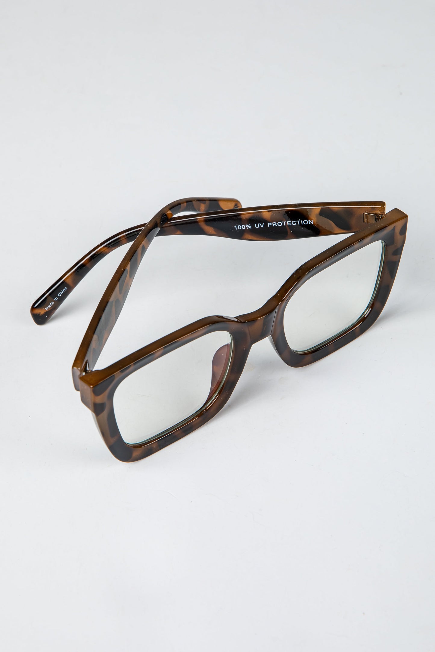 Blue Light Essential Black Square Frames