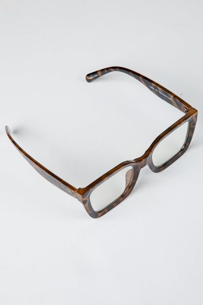 Blue Light Essential Black Square Frames