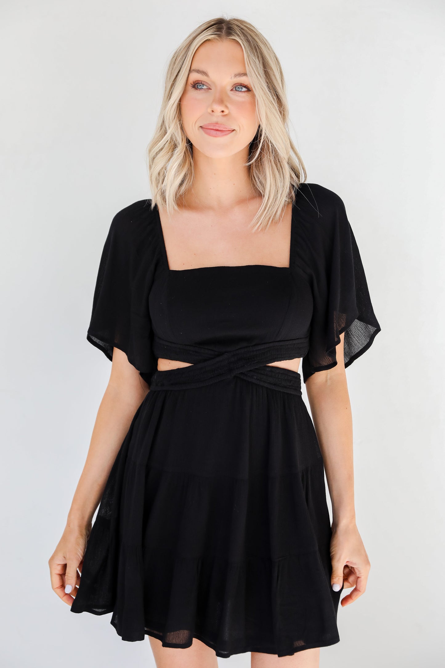 Cutout On The Town Mini Dress
