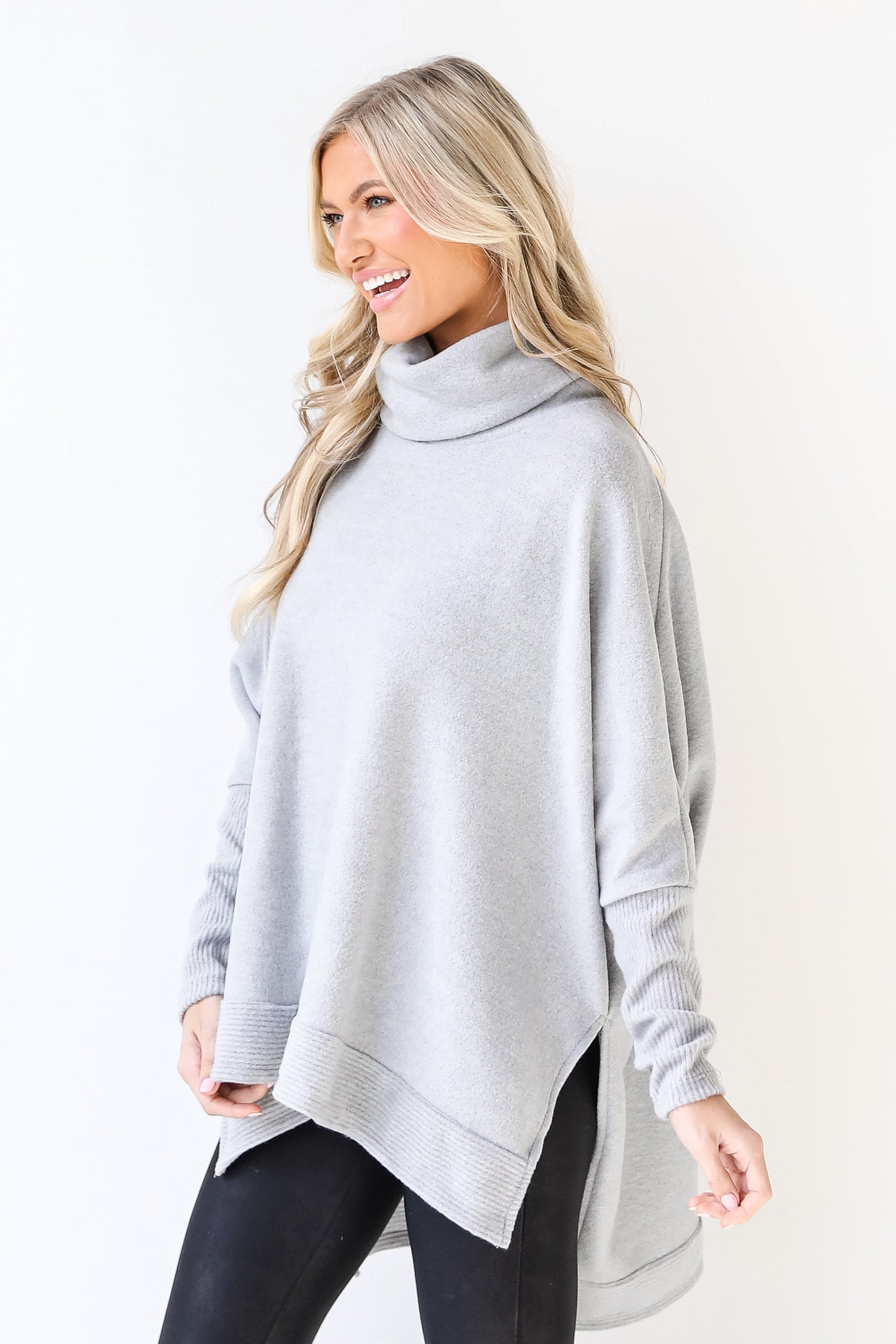 Choose Comfort Cowl Neck Sweater