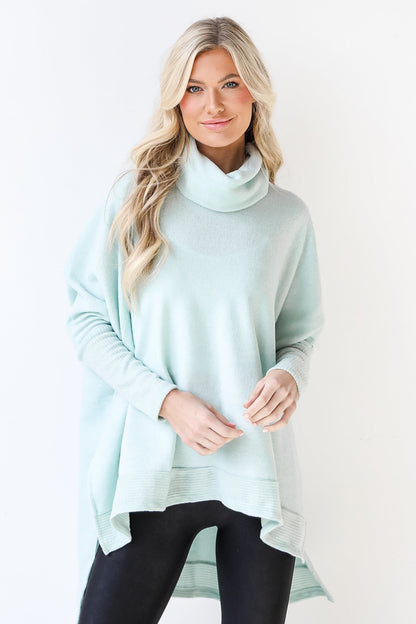 Choose Comfort Cowl Neck Sweater