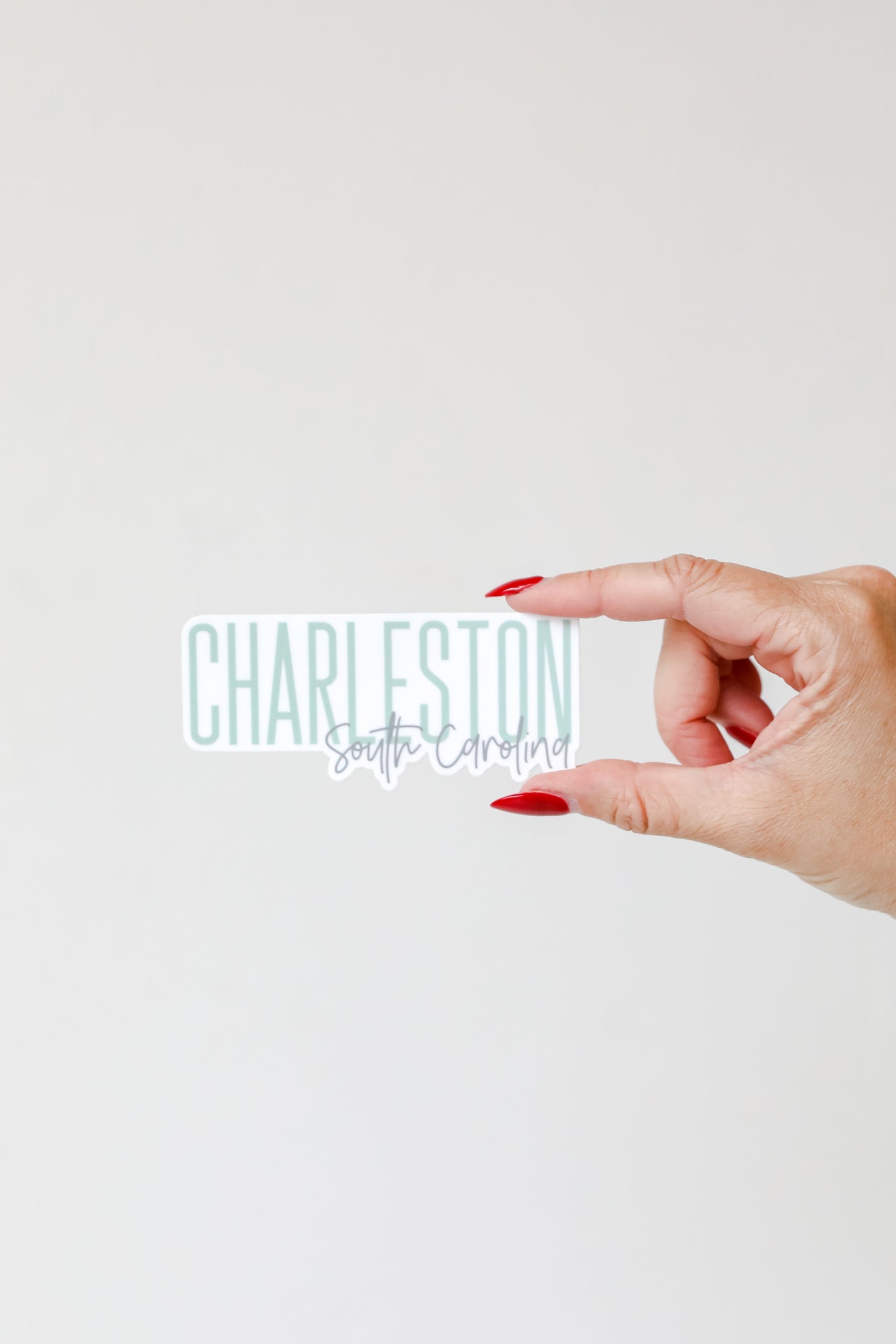 Charleston South Carolina Script Sticker
