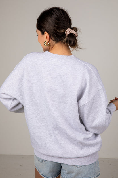 Charleston Graphic Heather Grey Sweatshirt