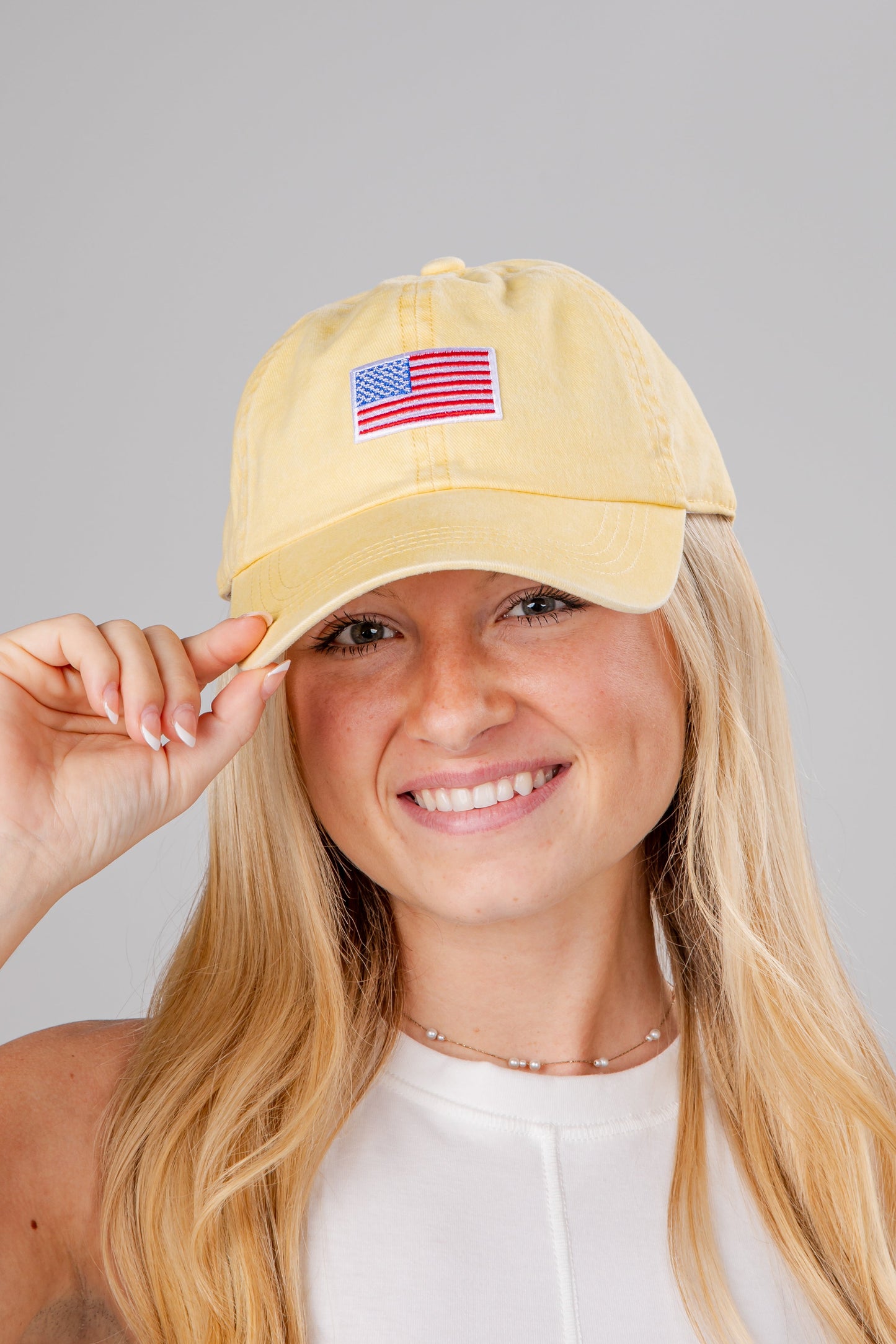 American Flag Baseball Dad Hat