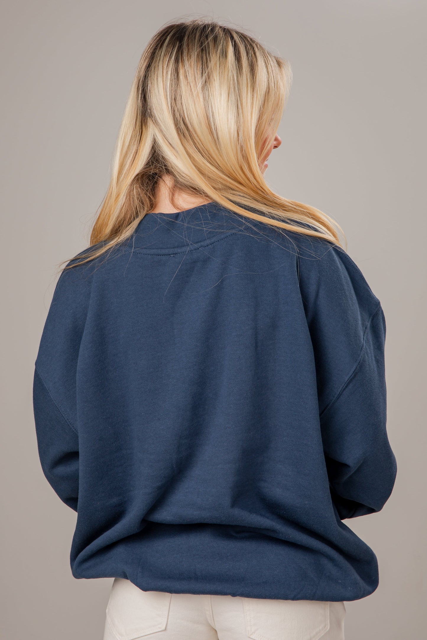 Charleston Navy Mockneck Sweatshirt