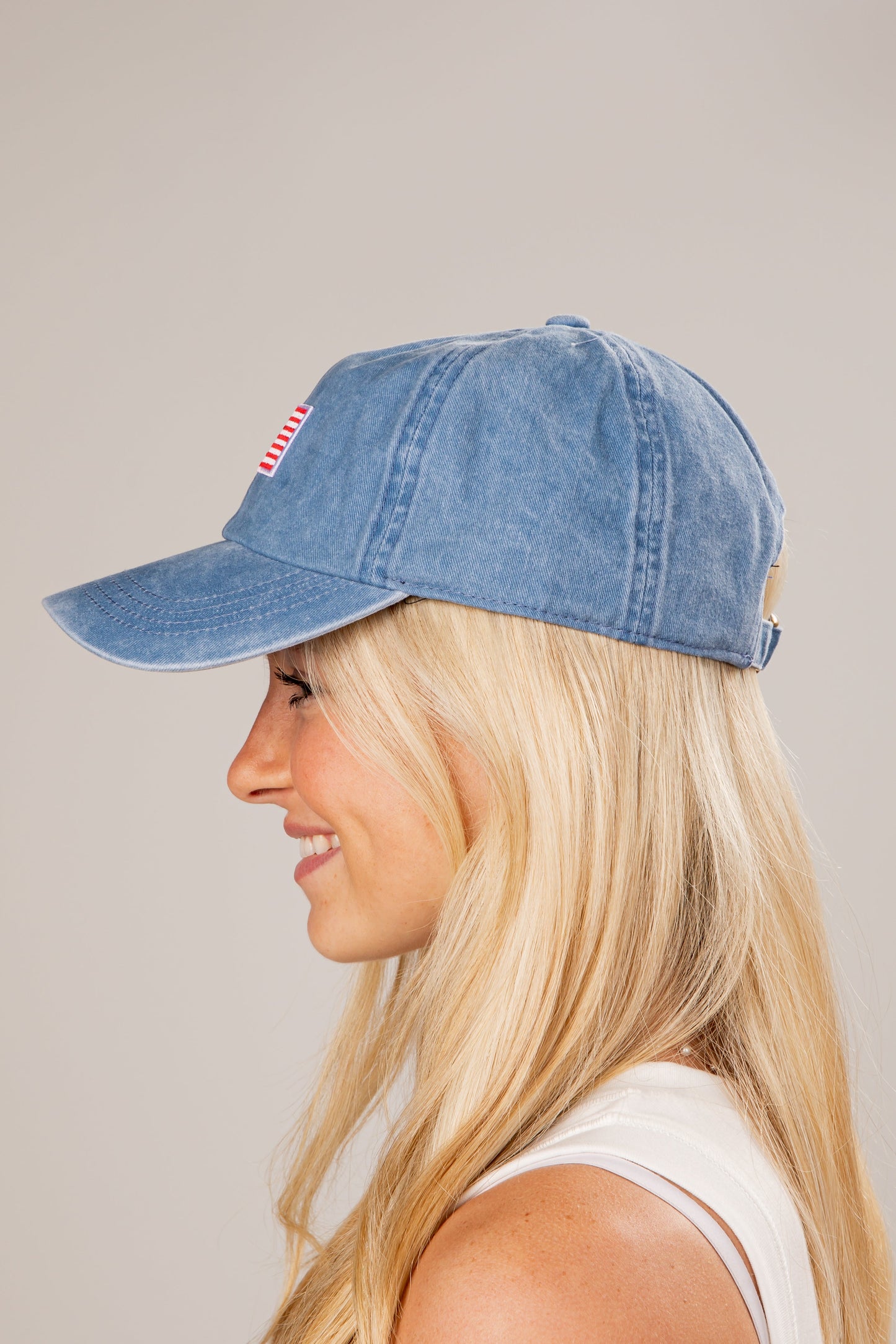 American Flag Baseball Dad Hat