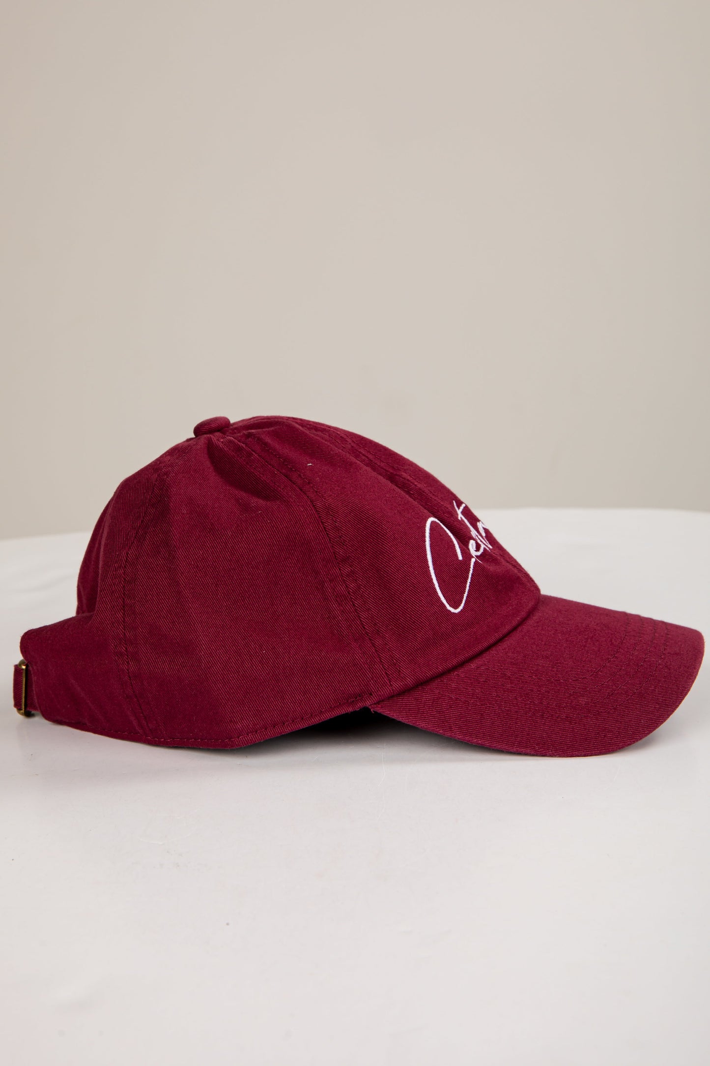 Burgundy Chestatee Script Hat