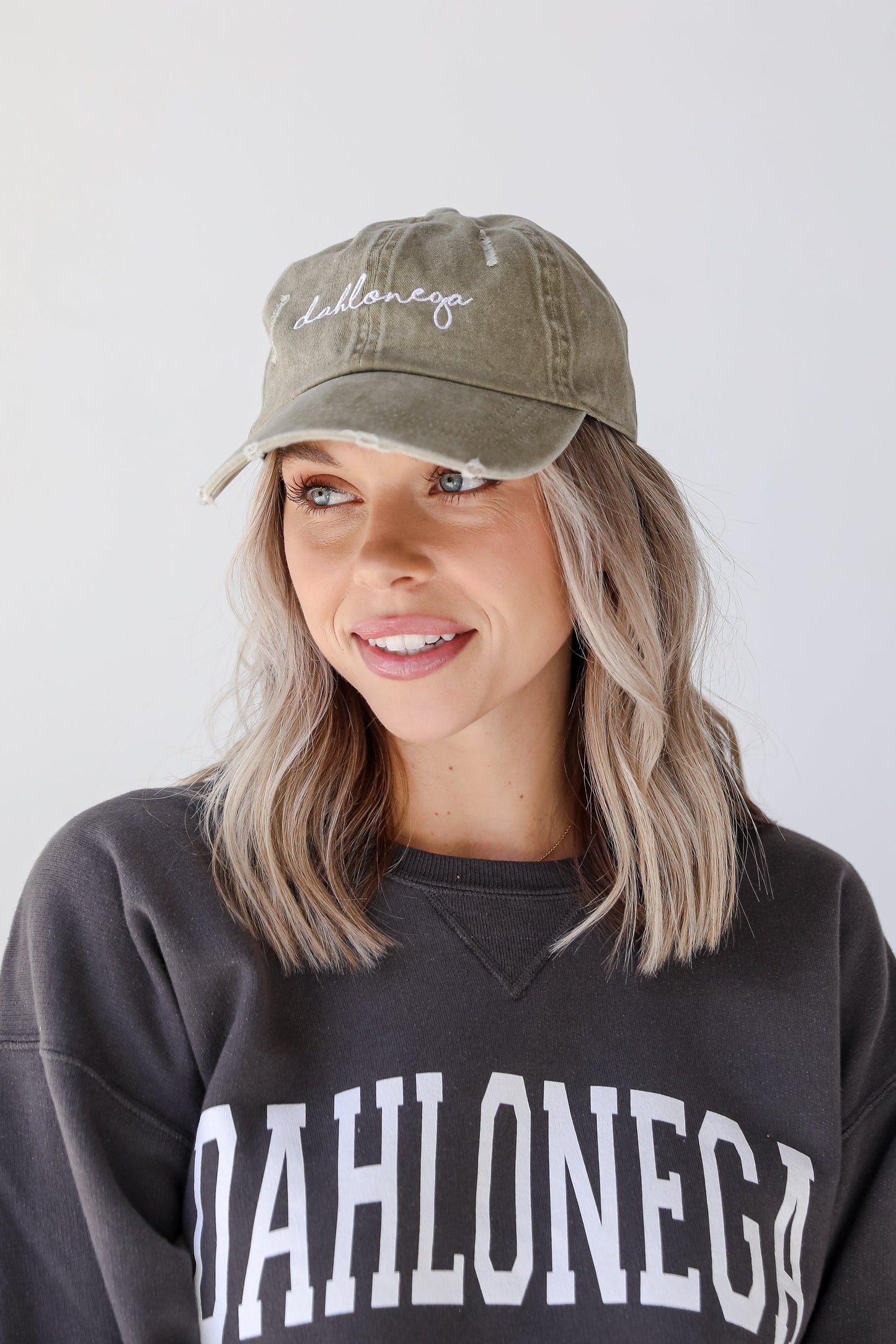 Dahlonega Vintage Script Embroidered Hat