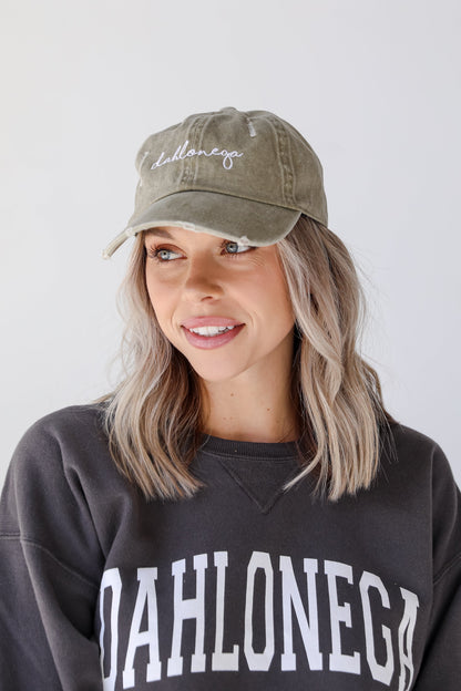 Dahlonega Vintage Script Embroidered Hat