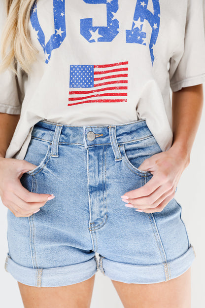 An Ideal Day Denim Shorts