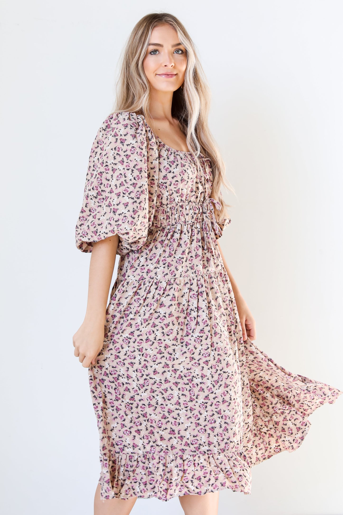 Bloom Wildly Floral Midi Dress