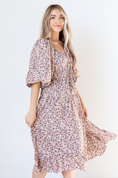 Bloom Wildly Floral Midi Dress