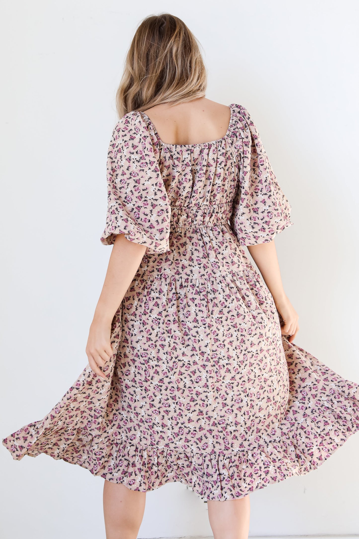 Bloom Wildly Floral Midi Dress
