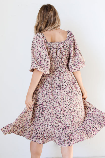 Bloom Wildly Floral Midi Dress