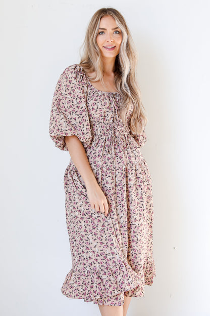 Bloom Wildly Floral Midi Dress
