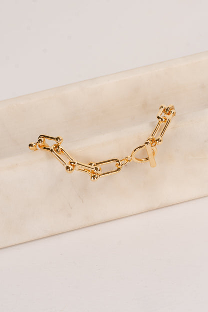 Daphne Gold Chainlink Bracelet