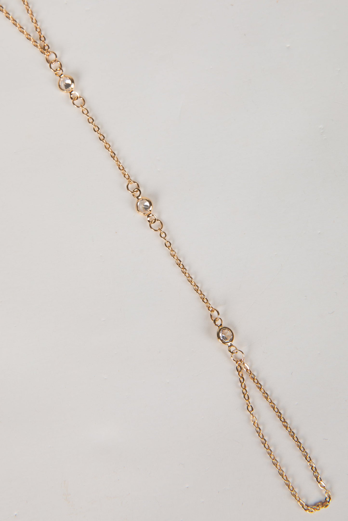 Cora Gold Gemstone Hand Chain