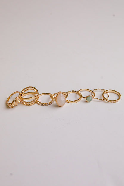 Briar Gold Ring Set