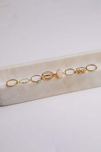 Briar Gold Ring Set