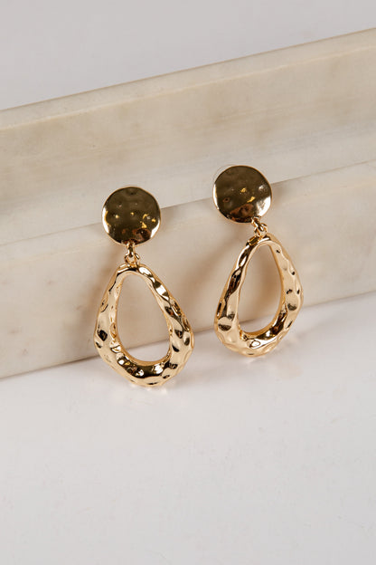Andrea Gold Teardrop Earrings