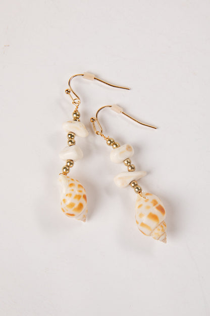 Blakeley Shell Natural Drop Earrings