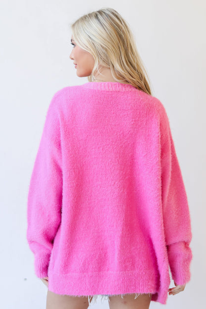 Charming Crush Eyelash Knit Sweater Cardigan