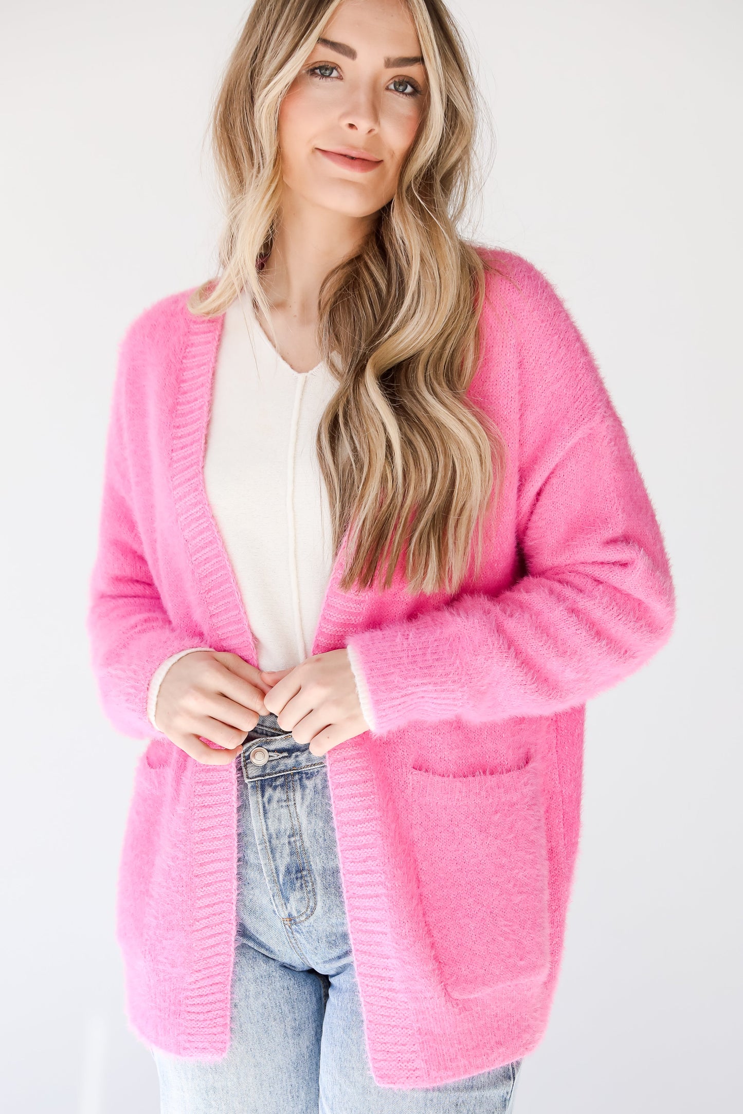 Charming Crush Eyelash Knit Sweater Cardigan
