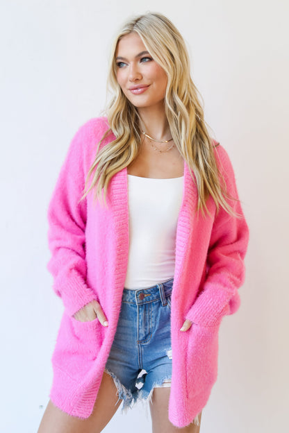 Charming Crush Eyelash Knit Sweater Cardigan