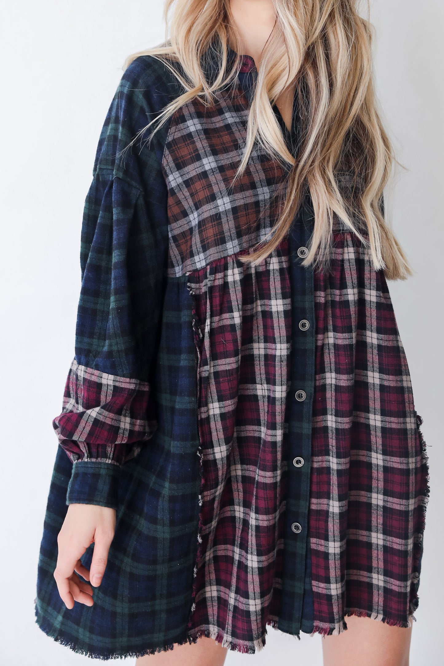 Certainly Cute Plaid Mini Dress