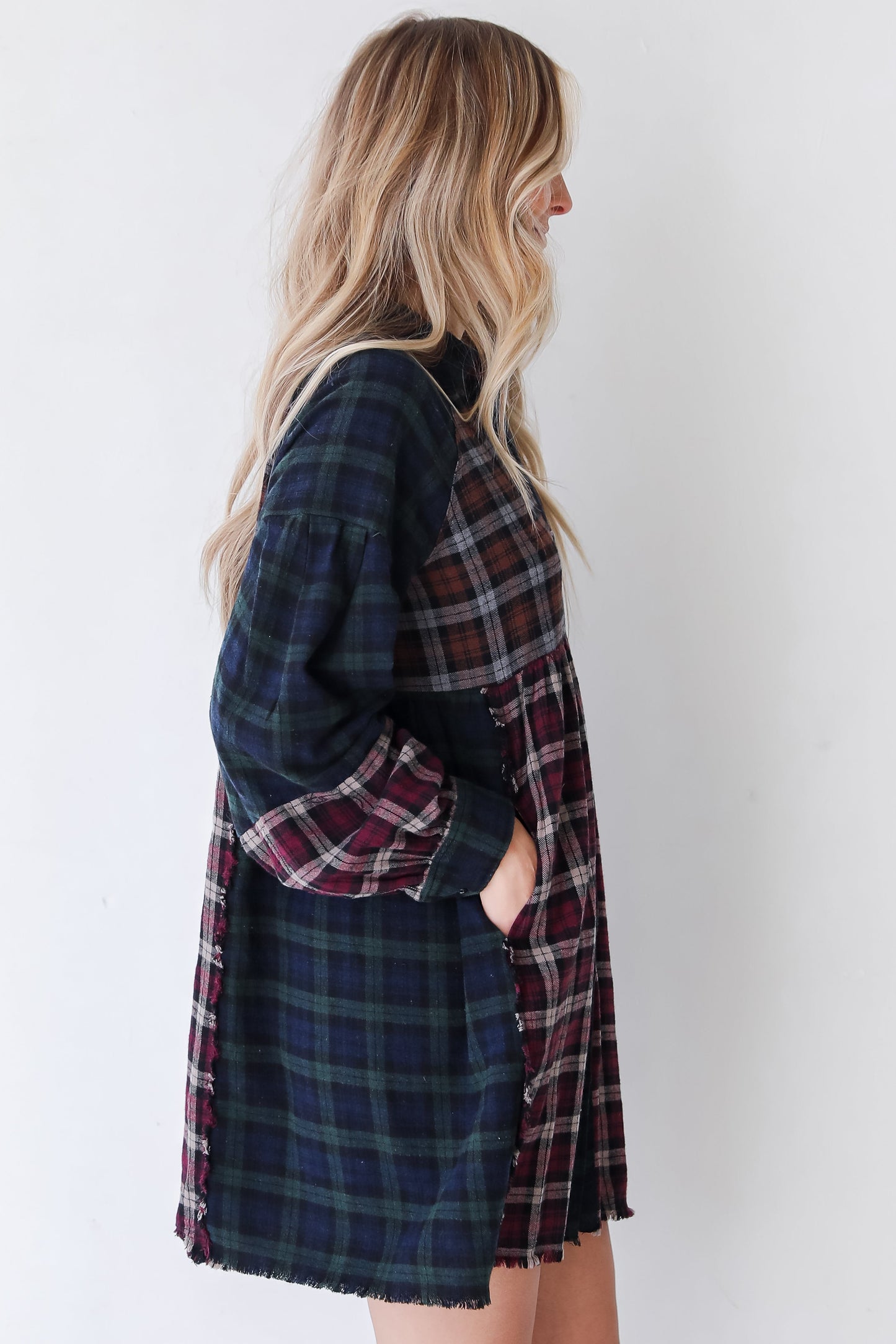 Certainly Cute Plaid Mini Dress