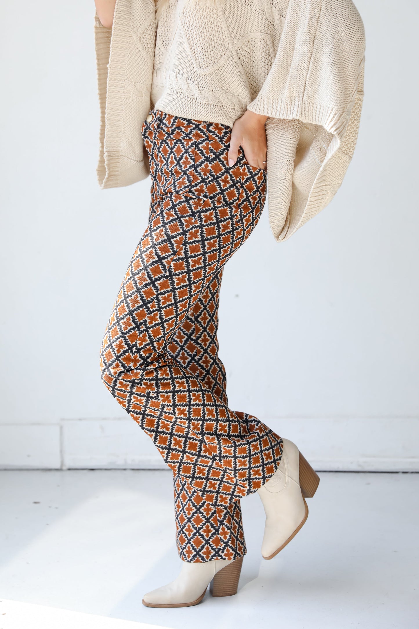 Easily Iconic Corduroy Flare Pants