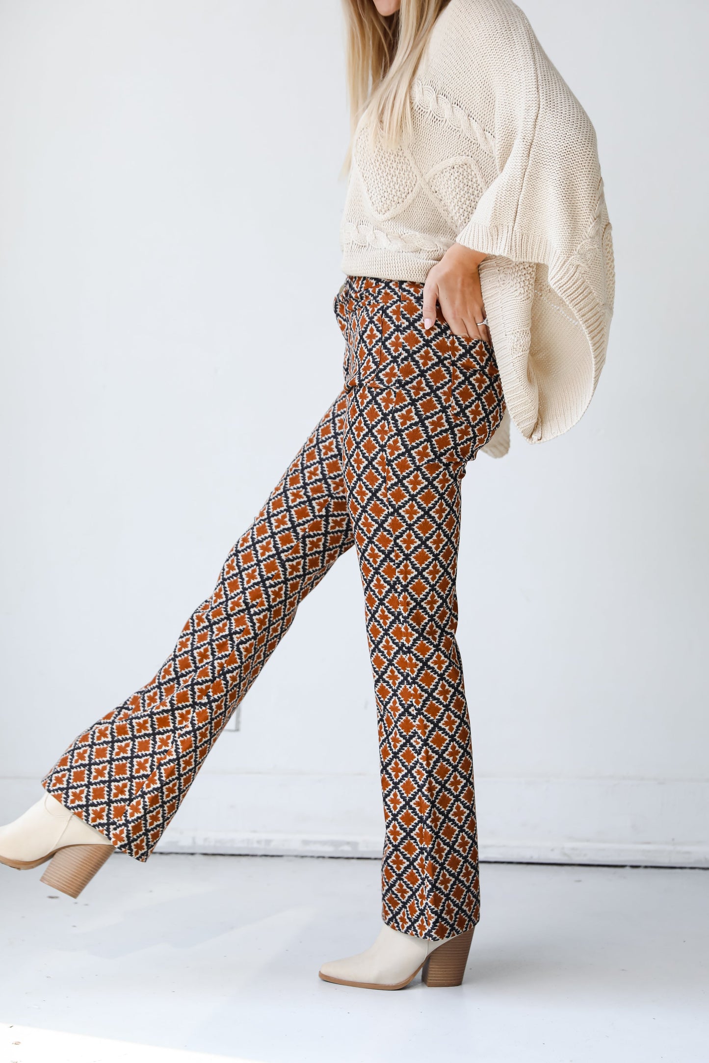Easily Iconic Corduroy Flare Pants