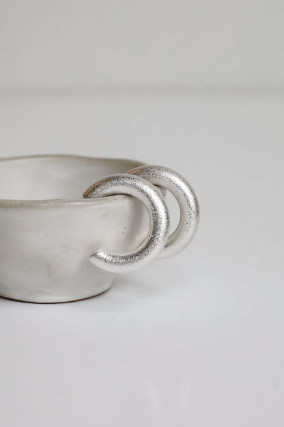 Eloise Silver Hoop Earrings