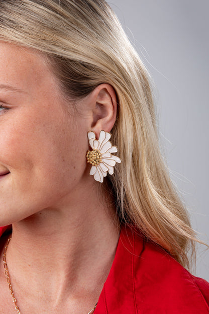 Brinley Floral Statement Earrings