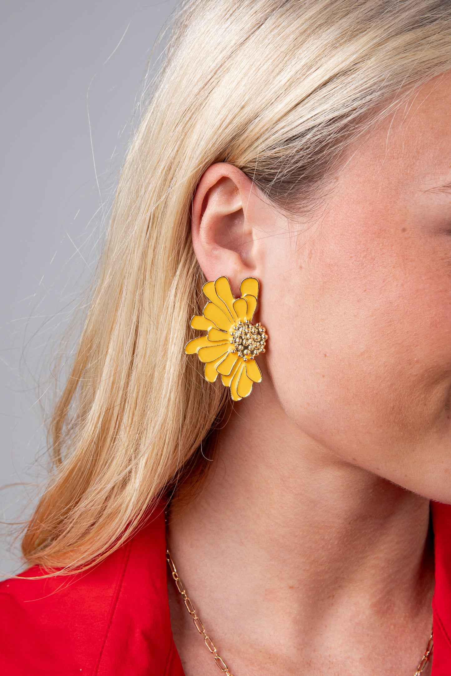Brinley Floral Statement Earrings