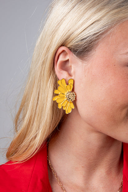 Brinley Floral Statement Earrings