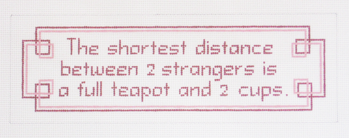 Needlepoint Shortest Distance Canvas