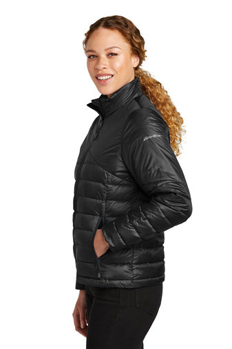 SKIS Eddie Bauer Ladies Quilted Coach Jacket SK Logo