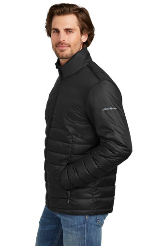 SKIS Eddie Bauer Mens Quilted Coach Jacket SK Logo