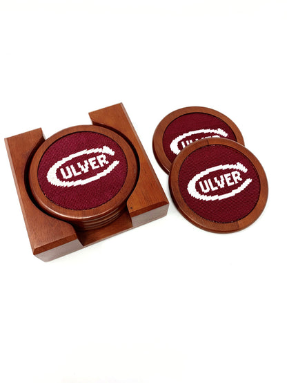 Smathers & Branson Needlepoint Coaster Set