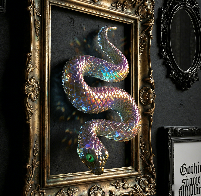 Snake Ornament Decorative Resin Mold